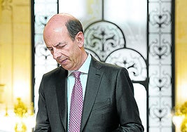 Jordi Galí en la sede del BBVA en Bilbao