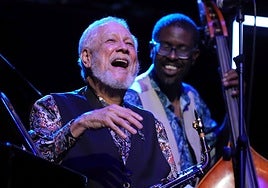 Paquito contento en una noche que calificó de maravillosa.