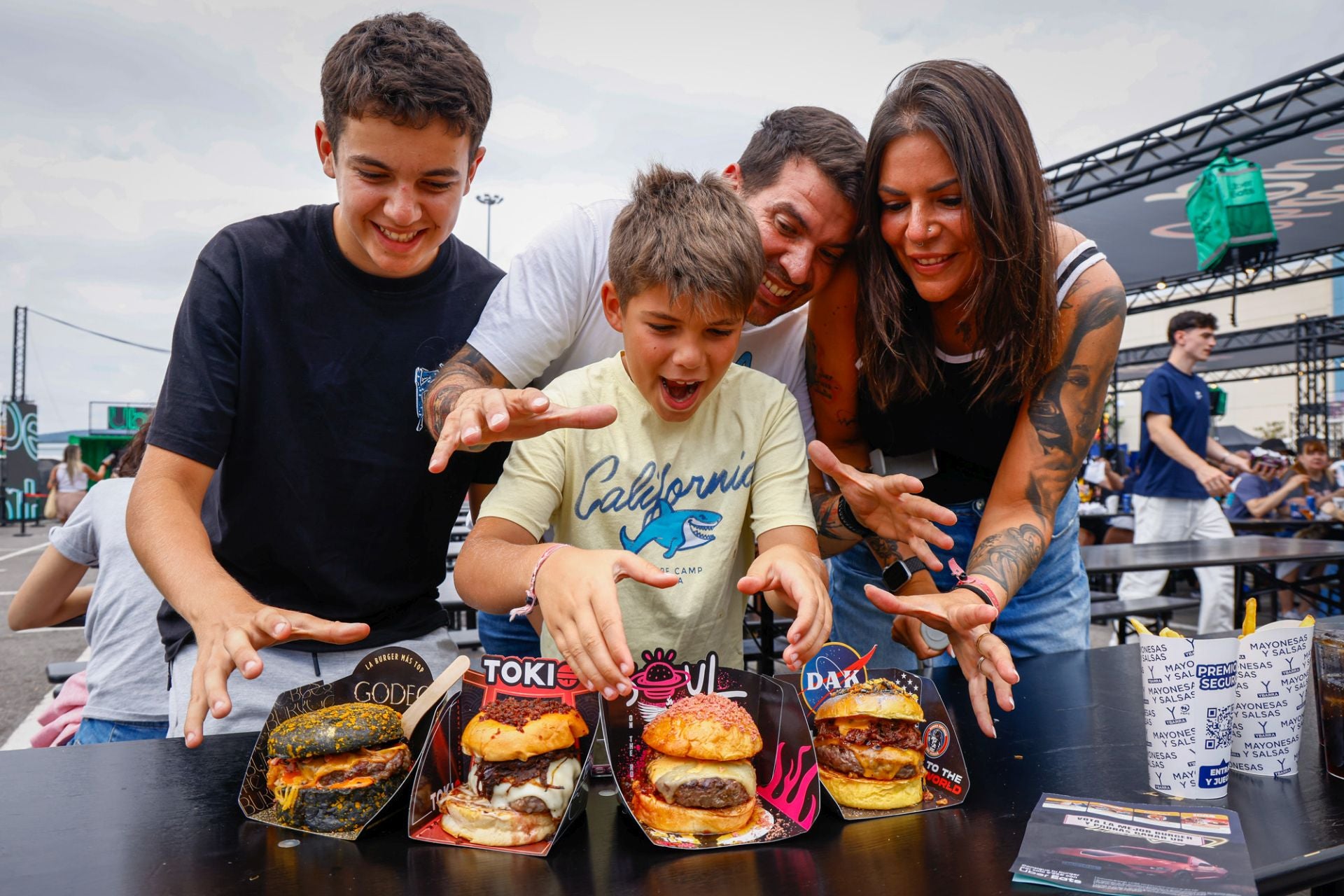 Las mejores imágenes de la Champions Burger