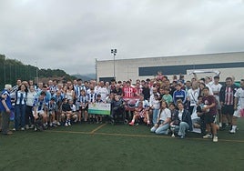 Las peñas de fútbol de la comarca se reunieron por una buena causa.