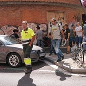 La asamblea de trabajadores de Enviser de este martes.
