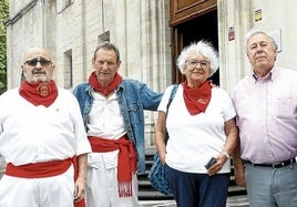 Veremundo Fernández, Alberto Pardo, Marta Bernaola, Juan Carlos Rastrollo y Marino Montero.