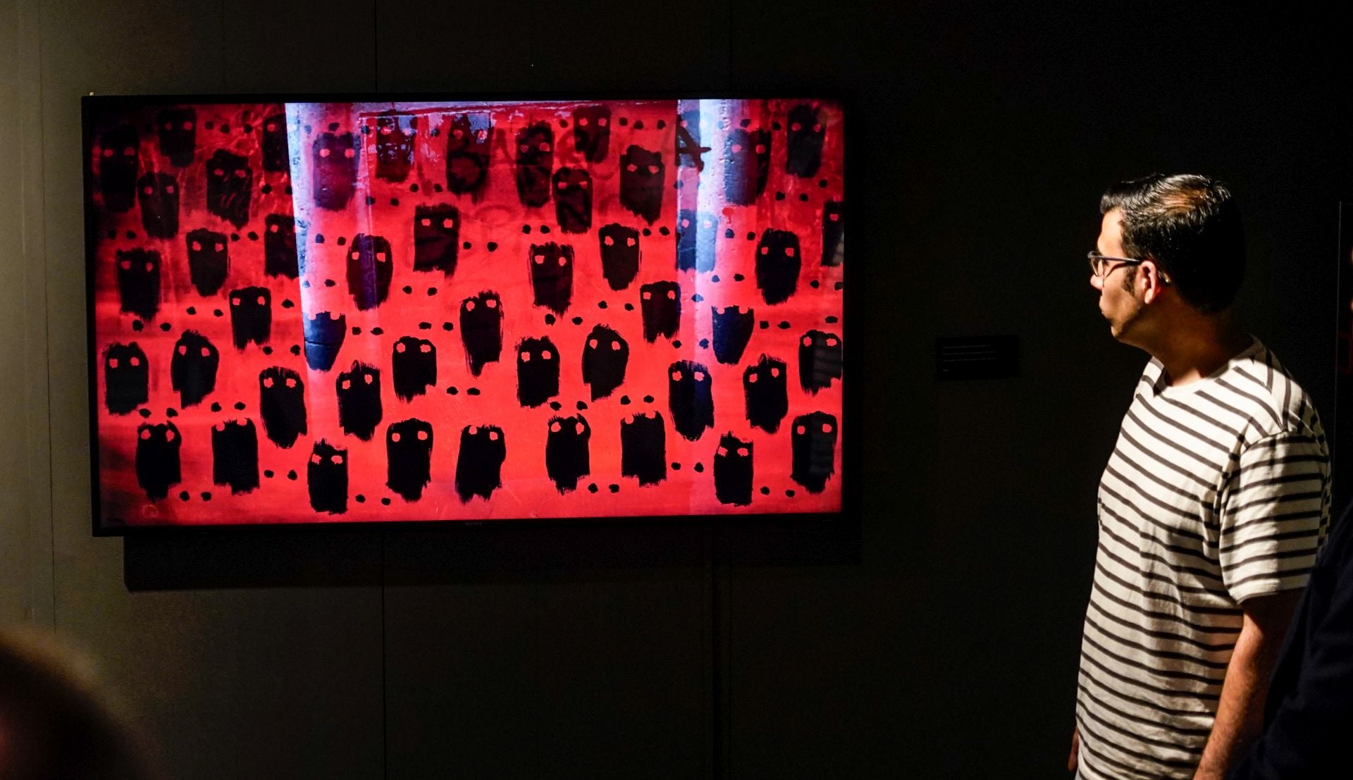 La exposición de Ibarrola en imágenes