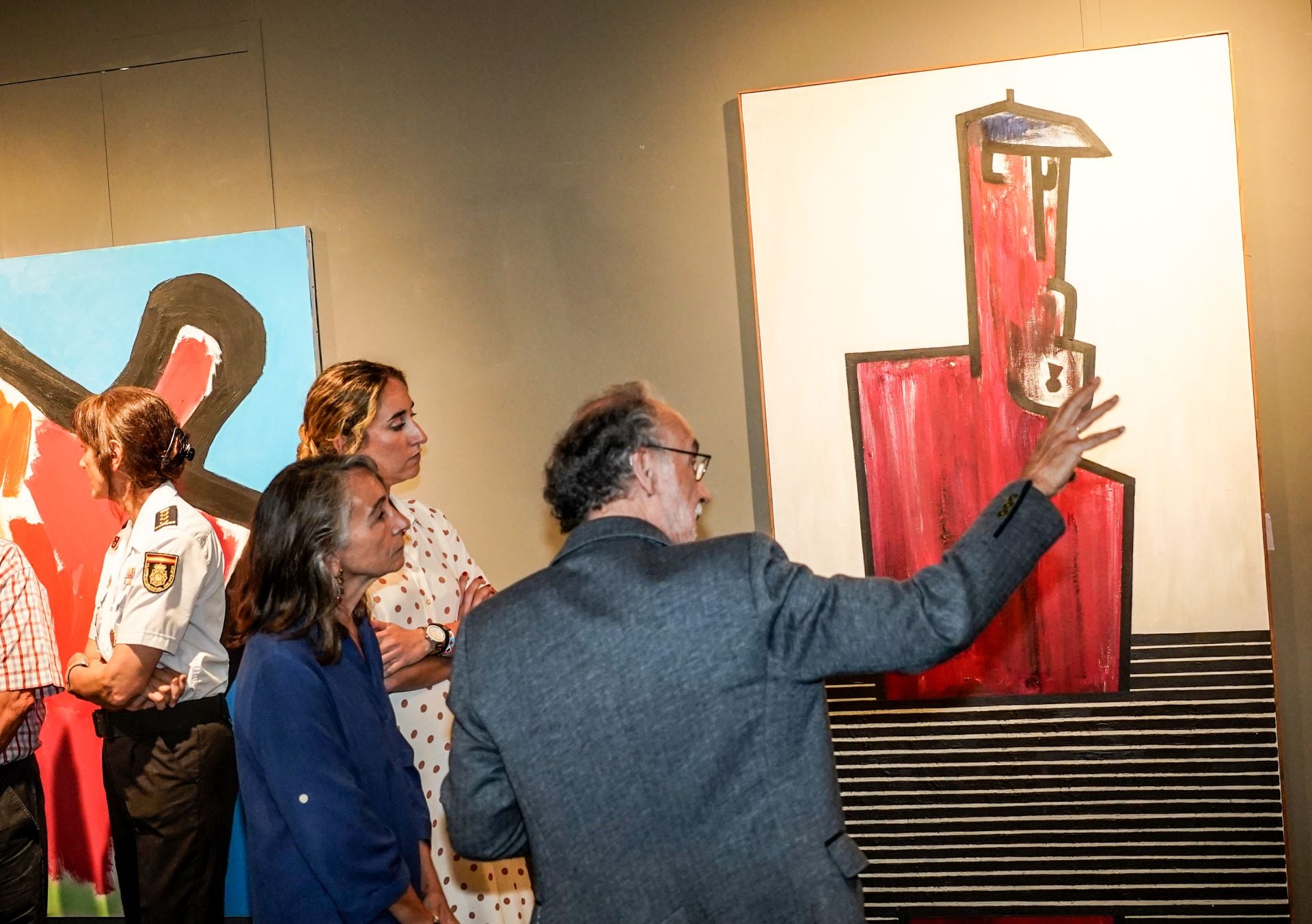 La exposición de Ibarrola en imágenes