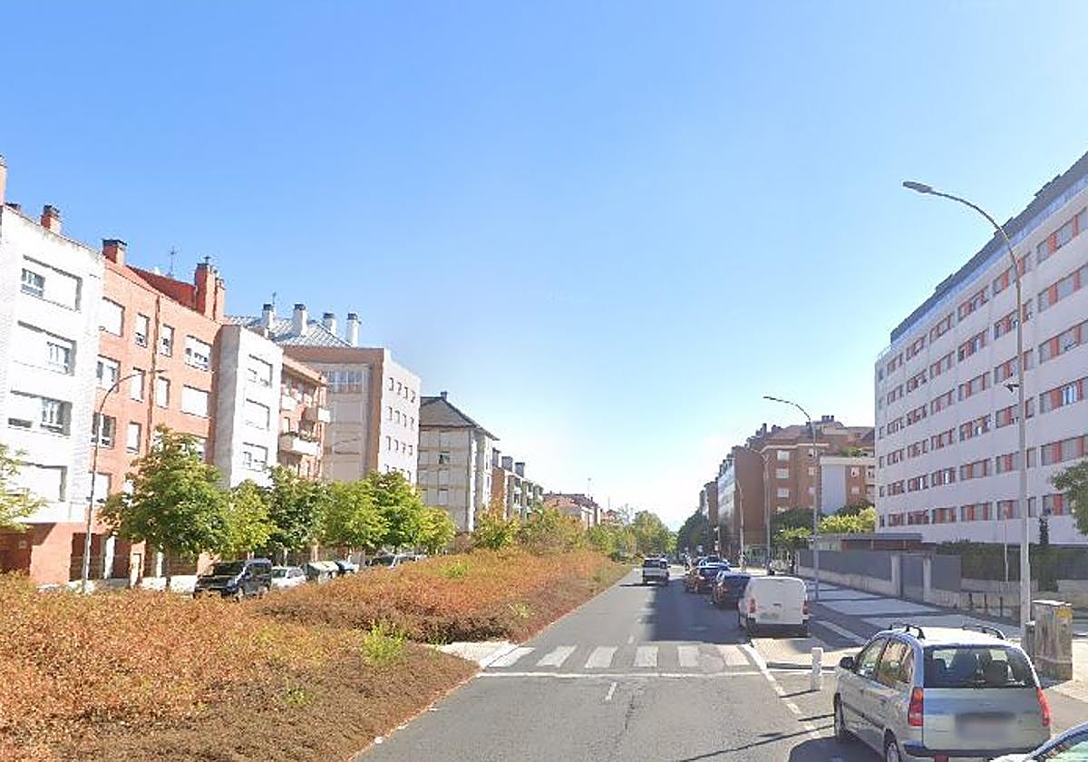 Calle Baiona de Vitoria.