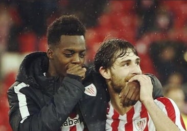 La plantilla del Athletic se vuelca con el baracaldés