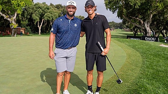 Marcos Llorente alucina con Rahm en Valderrama: «Es una pasada»