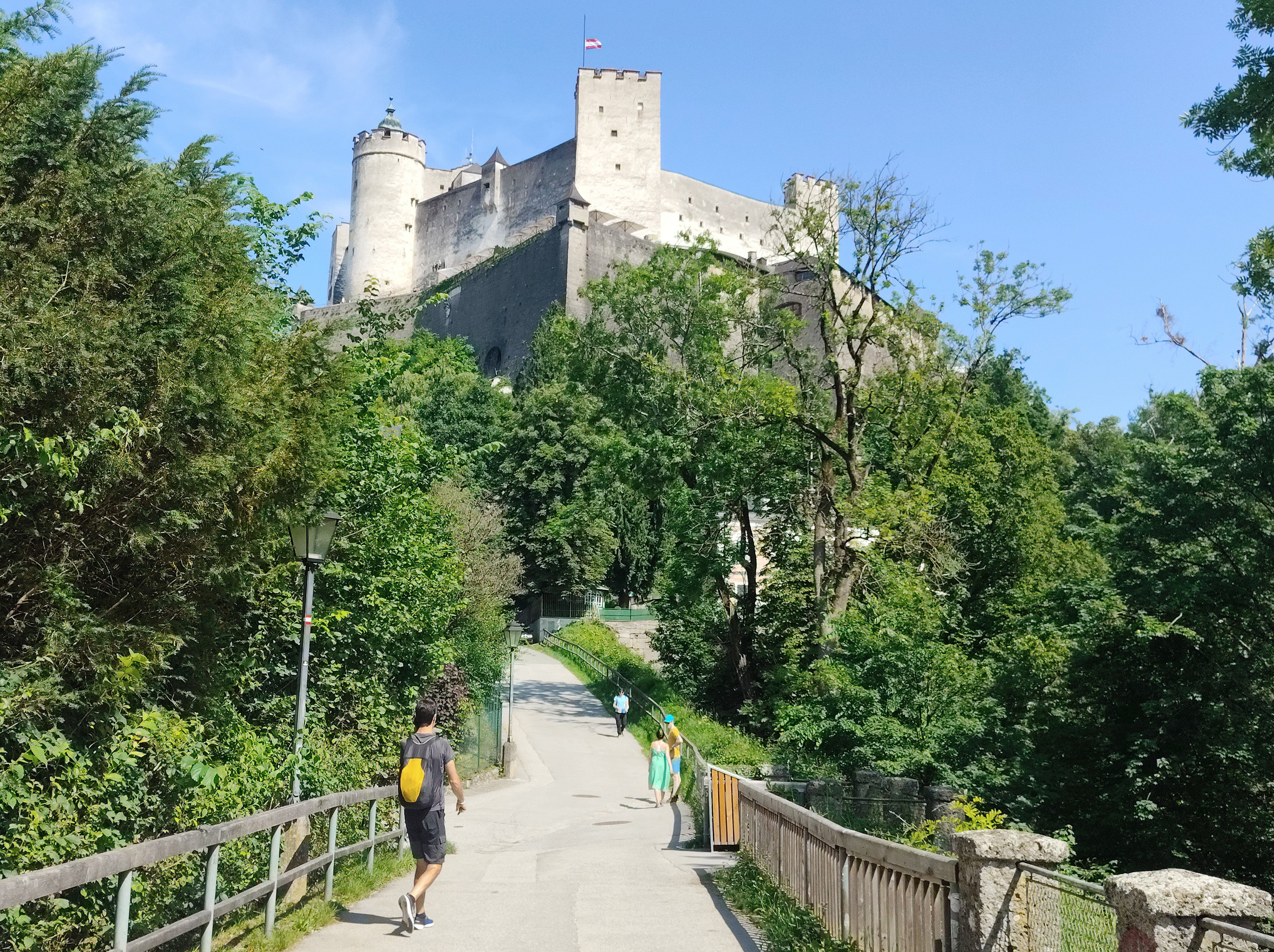 Paseo desde el castillo.
