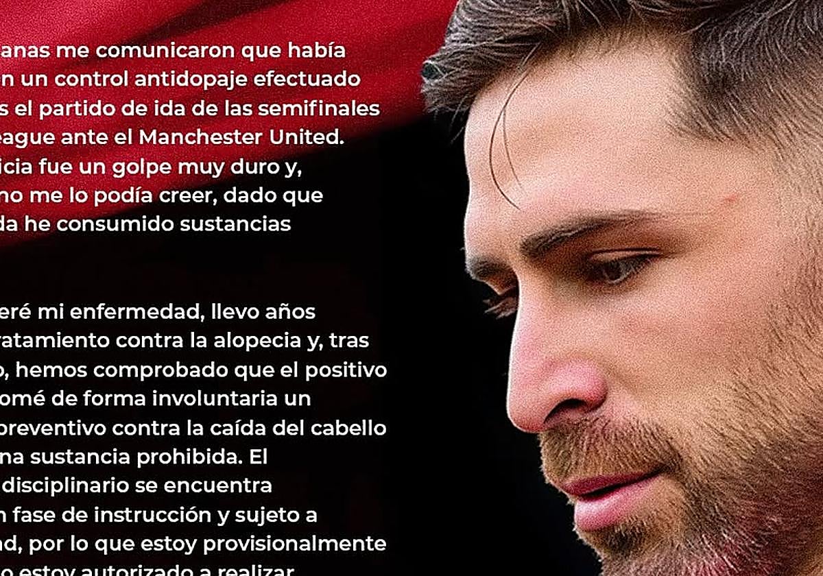 El comunicado íntegro de Yeray Álvarez