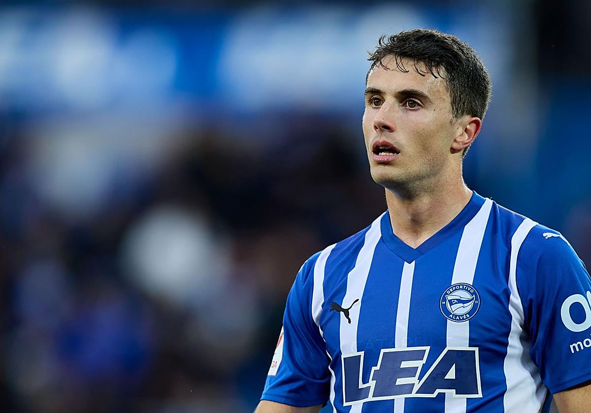 LEA, en la camiseta del Alavés en la temporada 2023-24.