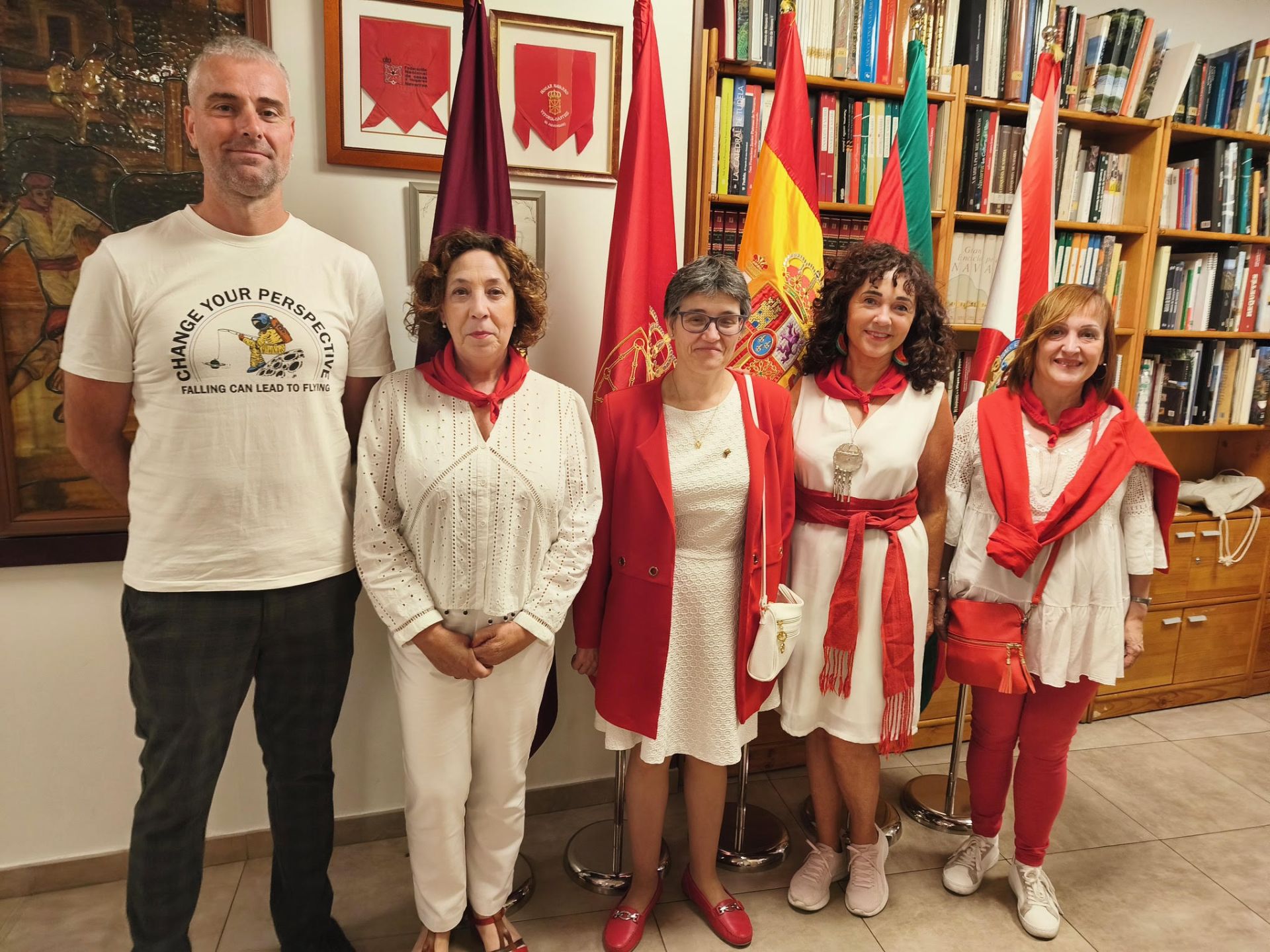 Alberto Porras, Miren Fernández de Landa, Iciar Ortiz de Urbina, Elisa Rueda y Julia Liberal. 