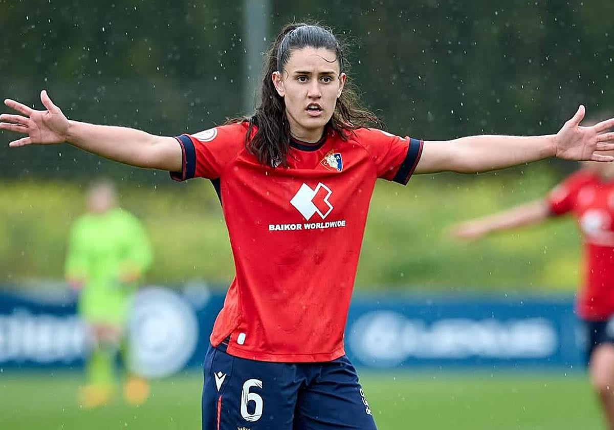 Celia Ochoa, duranet su etapa en Osasuna.