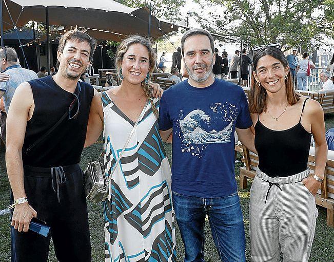 Javier Monsalve, Mar Dabán, Javier Hurtado y Garazi Sánchez. 