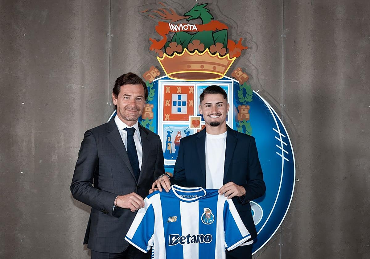 Borja Sainz en su presentación este domingo.