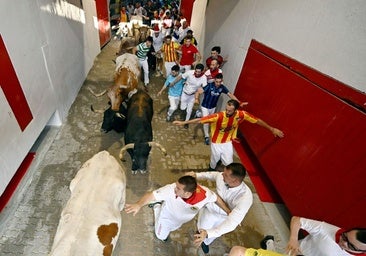 «No me gustan cómo tratan a los toros. No sé por qué me he metido», dice el bilbaíno herido en el encierro