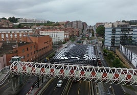 La trinchera que dividía Leioa en dos ya ha sido cubierta.