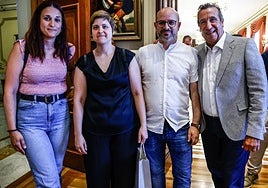 Amaia Ruiz de Escudero, Virginia Vivancos, Xabier López de Santiago y Jon Urresti