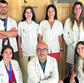 El equipo de BioBizkaia que investiga este proyecto para estimular células 'natural killers'.