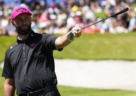 Jon Rahm, durante el torneo celebrado en el campo de Valderrama.