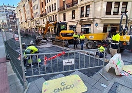 La calle García Rivero este martes.