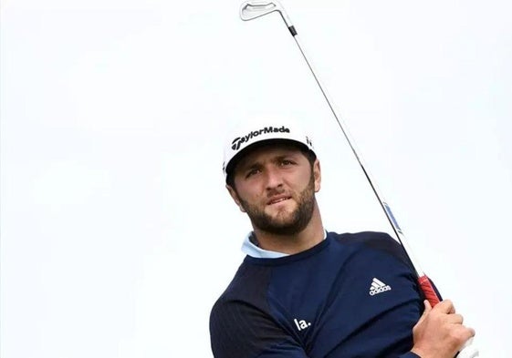 Rahm, durante el Abierto Británico de Portrush en 2019.