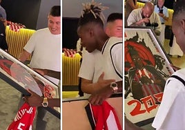 El original regalo de la cuadrilla de Nico Williams para celebrar su renovación con el Athletic