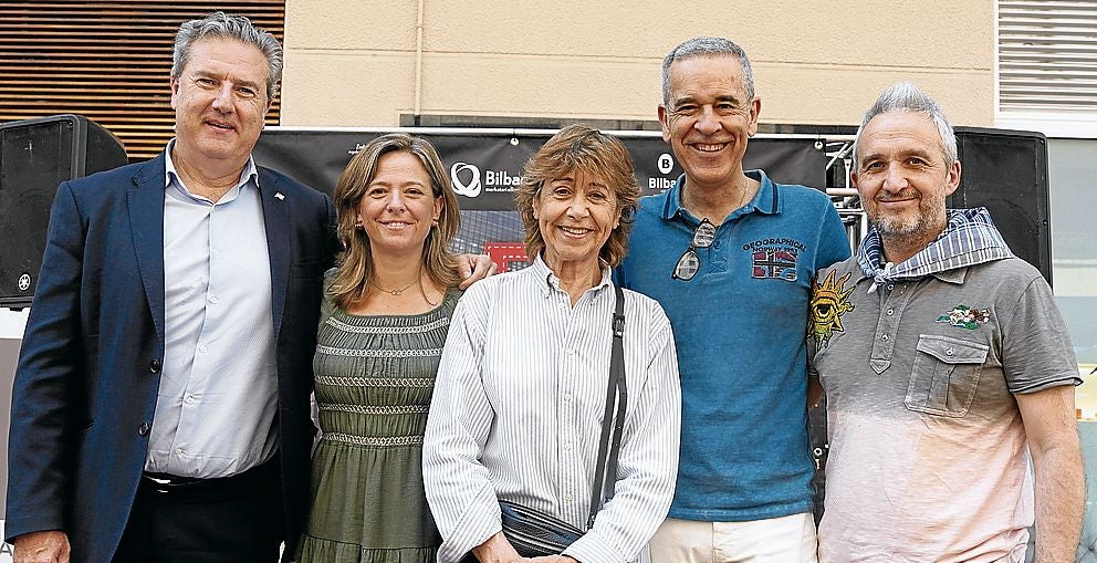 Javier Garcinuño, Begoña Castaño, Marieli Oviedo, Jorge Aio y José María Platón.