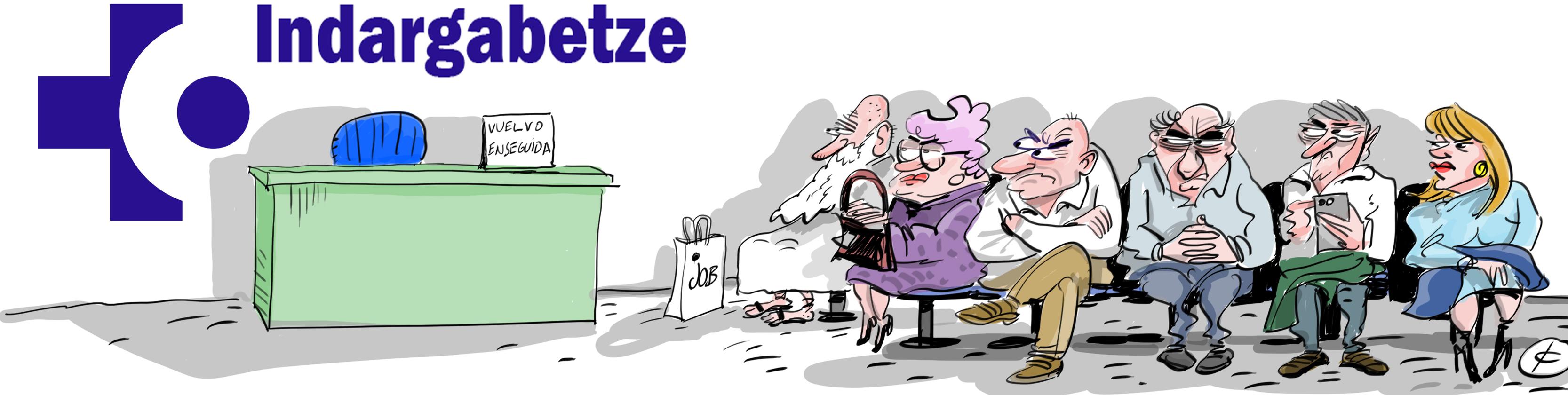 La tira de Cerrajería sobre las cancelaciones en Osakidetza