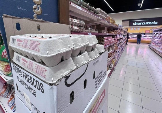 Aceite en un supermercado de Leioa.