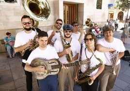La banda South Side Stompers actuará esta semana en diferentes puntos de la ciudad.
