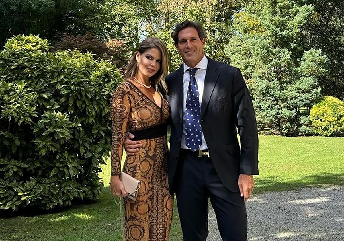 La pareja en una boda el pasado mes de octubre.