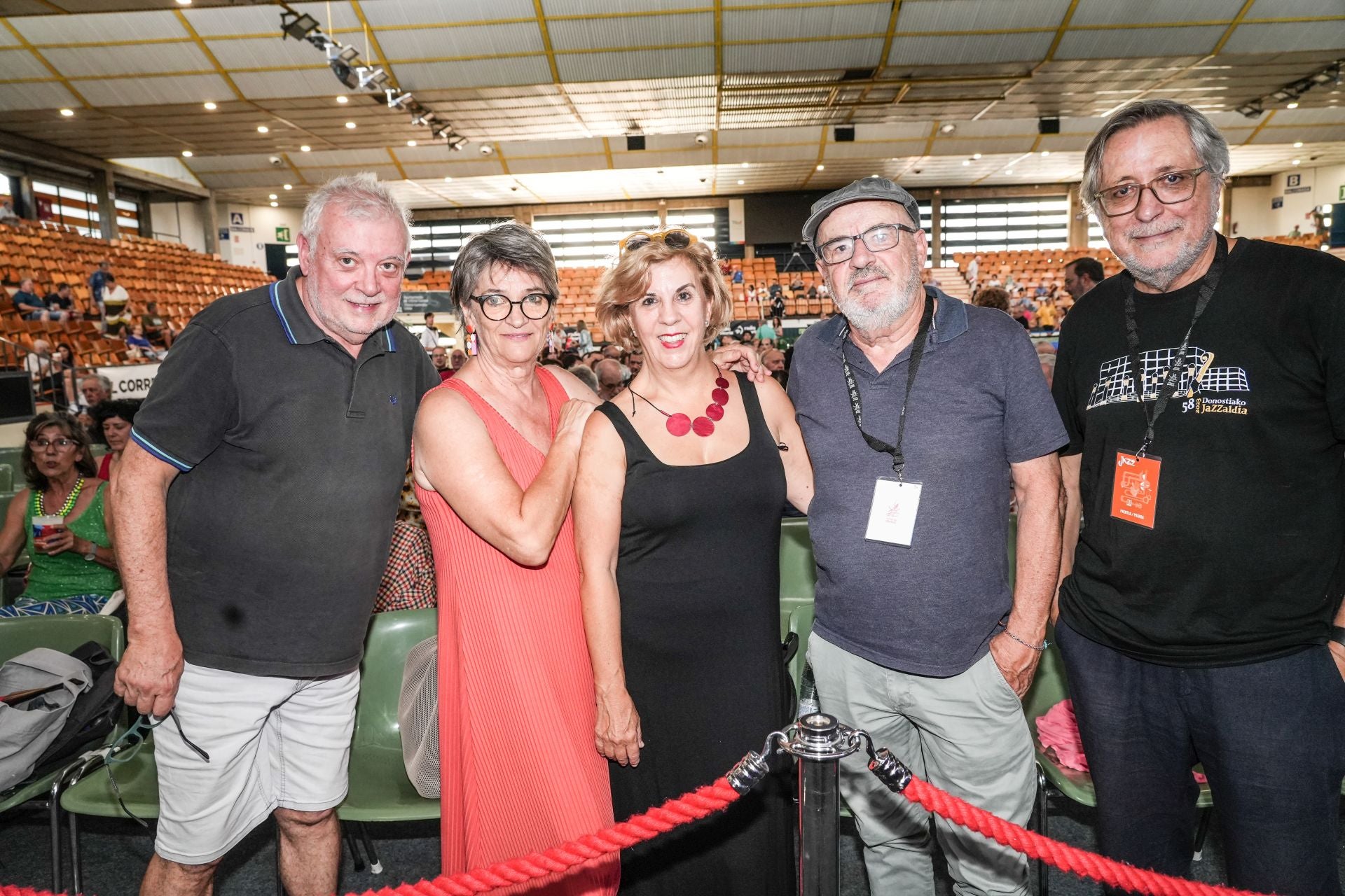 Miguel Solís, Charo Fernández, Clemen Suárez, Pepe Mateos y Antonio Torres.