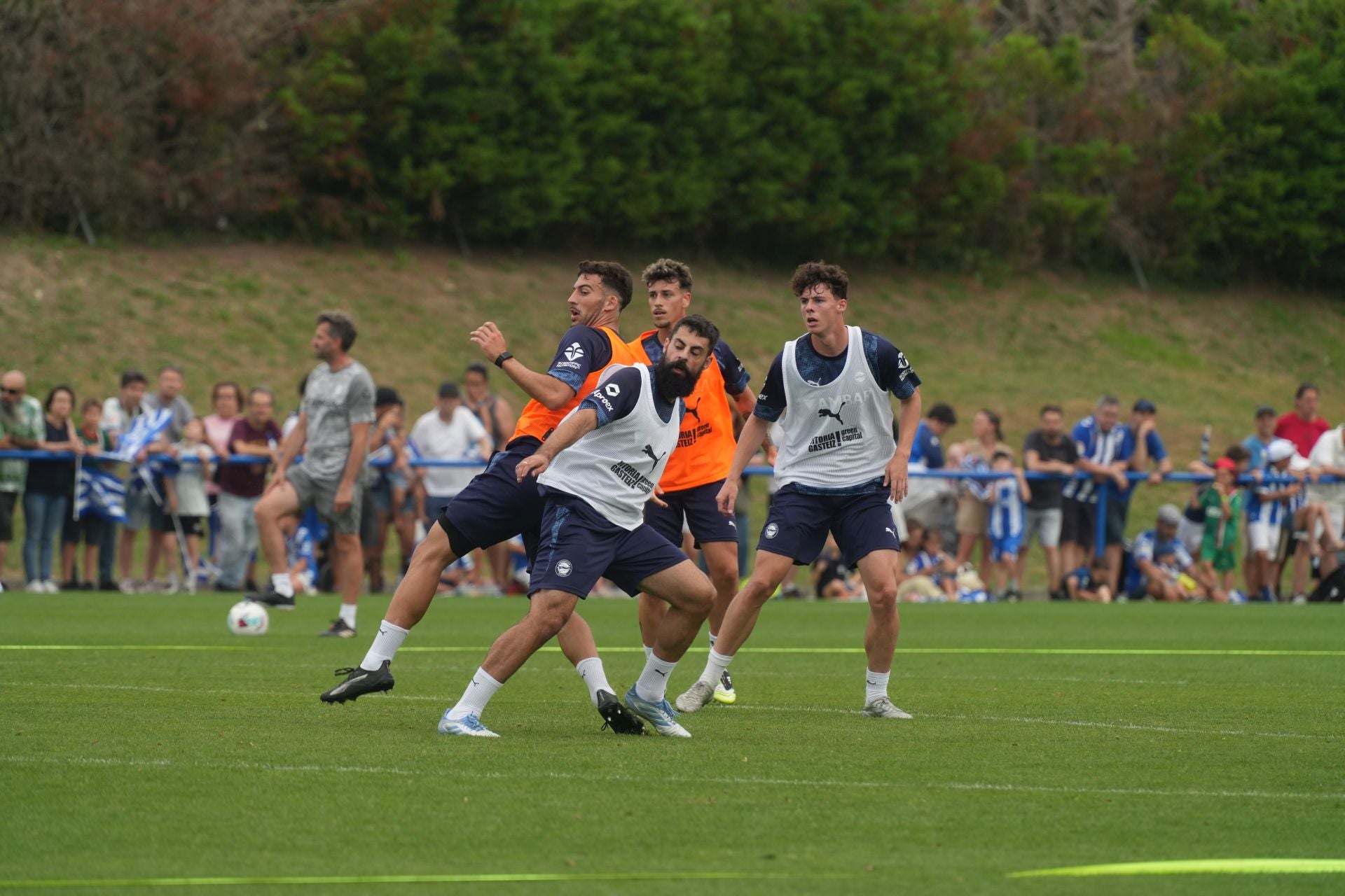 Las mejores imágenes del entrenamiento abierto del Alavés