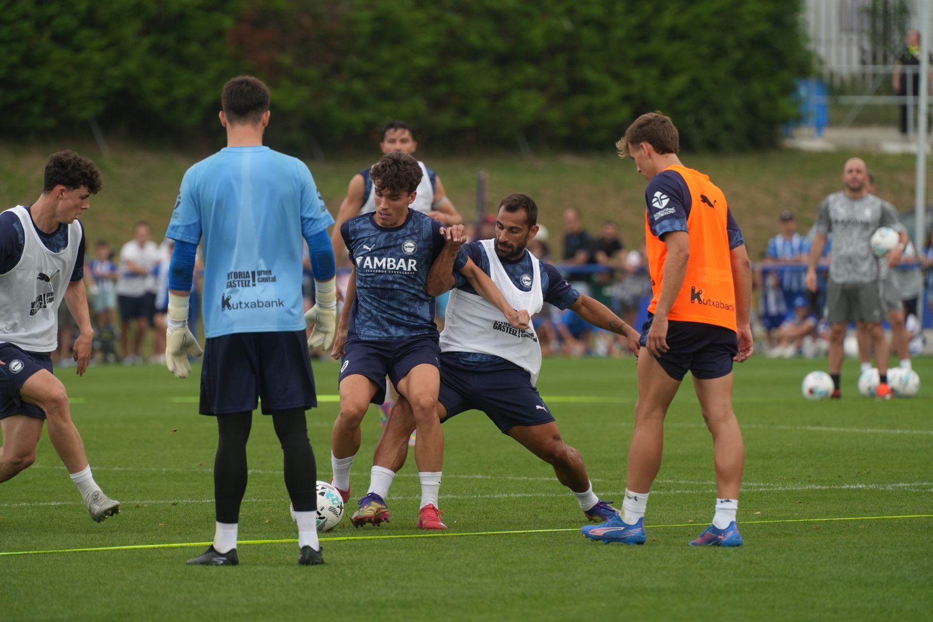 Las mejores imágenes del entrenamiento abierto del Alavés