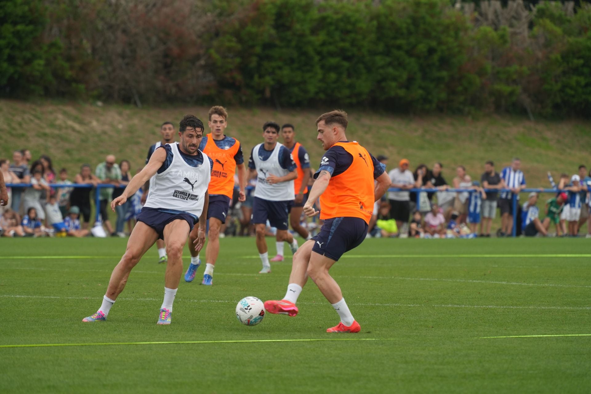 Las mejores imágenes del entrenamiento abierto del Alavés