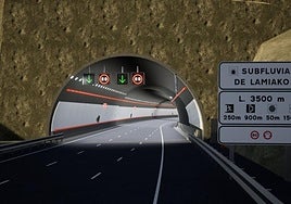 Fotomontaje de una de las posibles entradas al subfluvial.