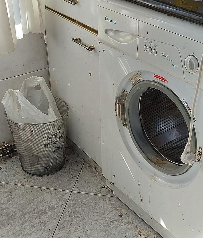 Imagen secundaria 2 - Imágenes de la recuperación del piso violentado.