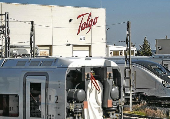 La planta de Talgo en la localidad alavesa de Rivabellosa.