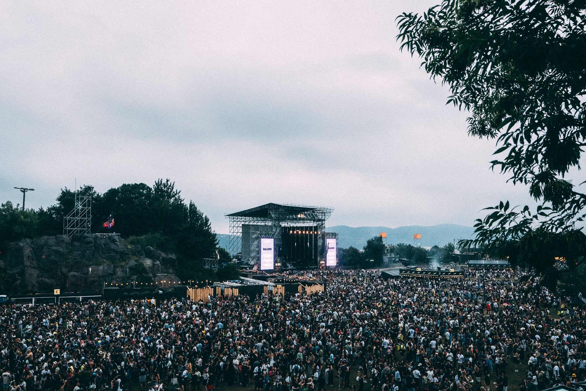 Ambiente del último día del BBK Live