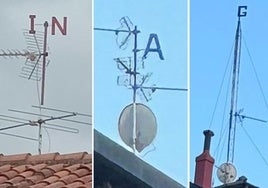 El misterio de las letras en las antenas de Bilbao