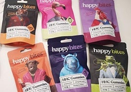 Alerta por presencia de derivados del cannabis en golosinas de la marca Happy Bites vendidas por Internet