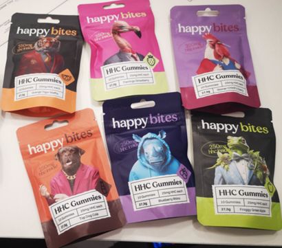 Alerta por presencia de derivados del cannabis en golosinas de la marca Happy Bites vendidas por Internet