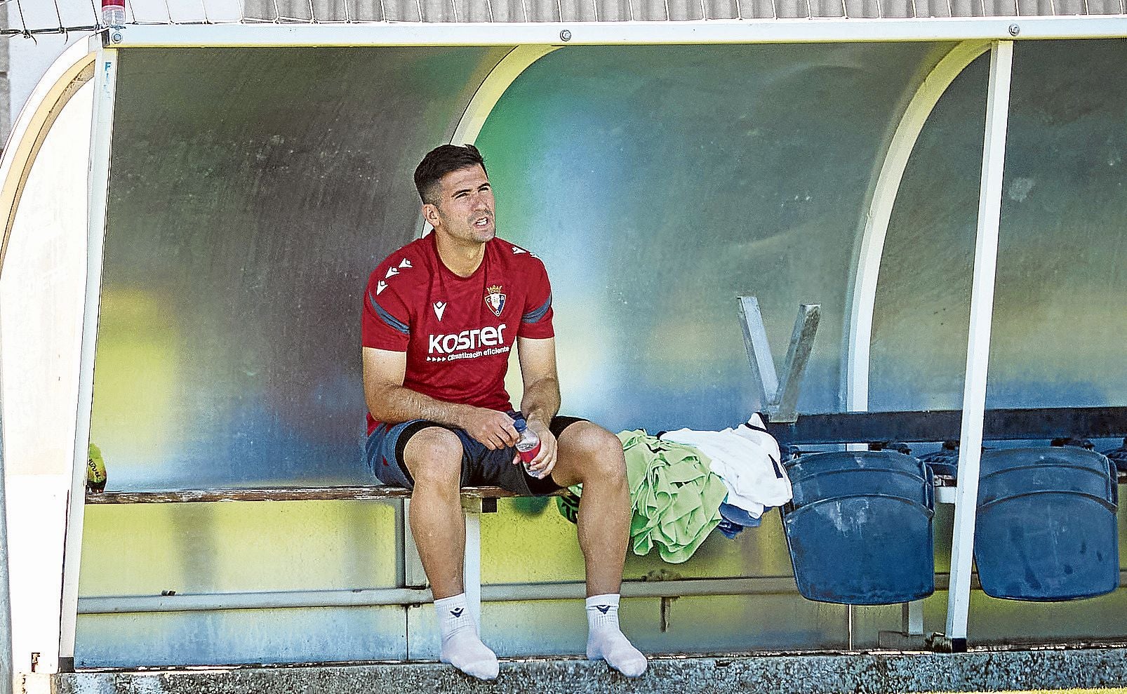 Jesús Areso acude a diario a Tajonar, pero no se ejercita con el resto de sus compañeros en Osasuna.