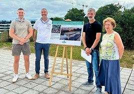 La formación abertzale muestra su infografía del posible aparcamiento en San Juan.