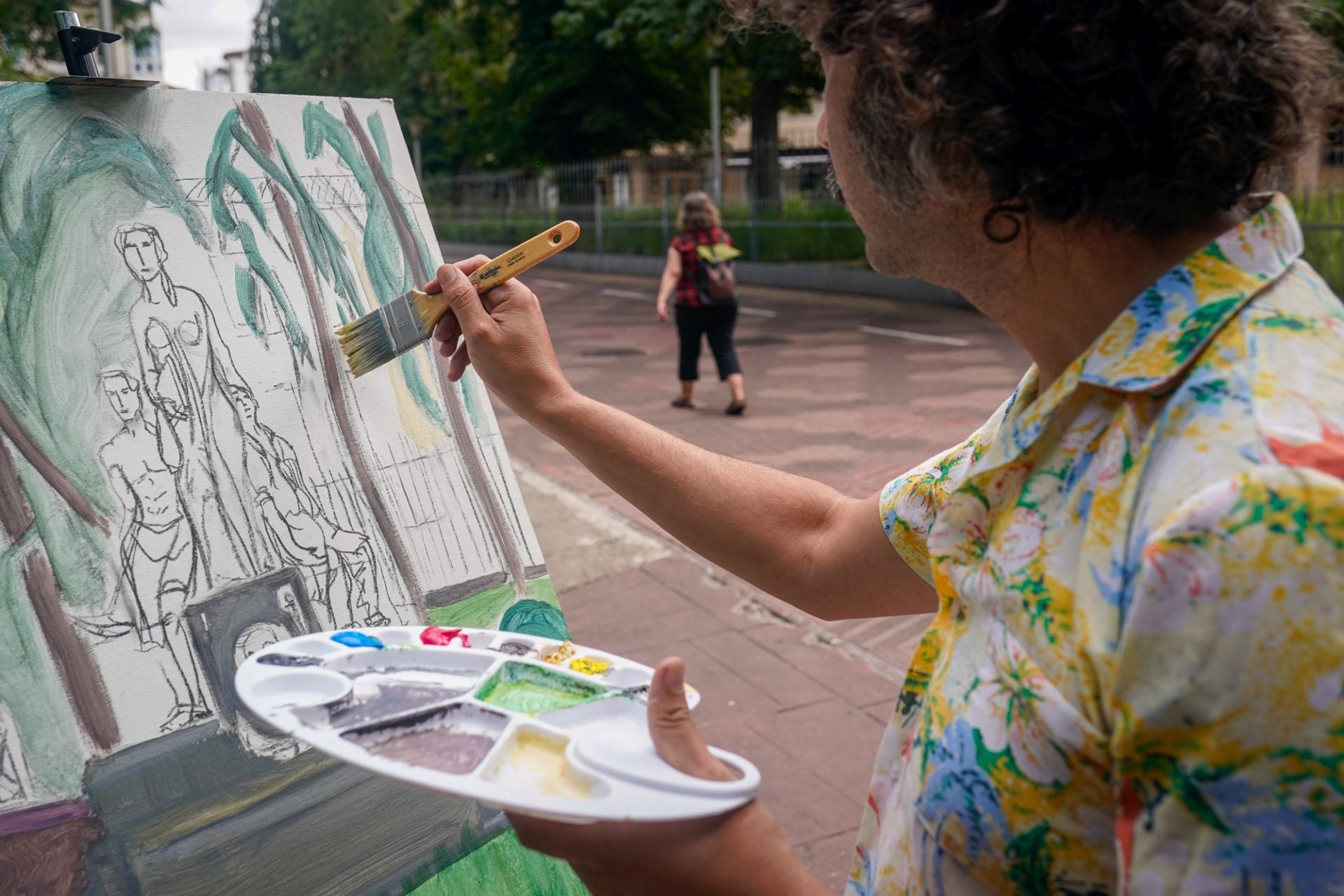 La pintura toma las calles de Vitoria