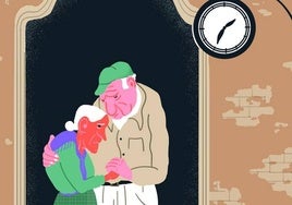 Juan y María. 'La despedida' (1961) transcurre en un tren al que sube un hombre enfermo que se separa por primera vez de su mujer. «Cuídate mucho, María. Come. Ya verás como todo saldrá bien». Un viajero le ofrece un trago de vino.
