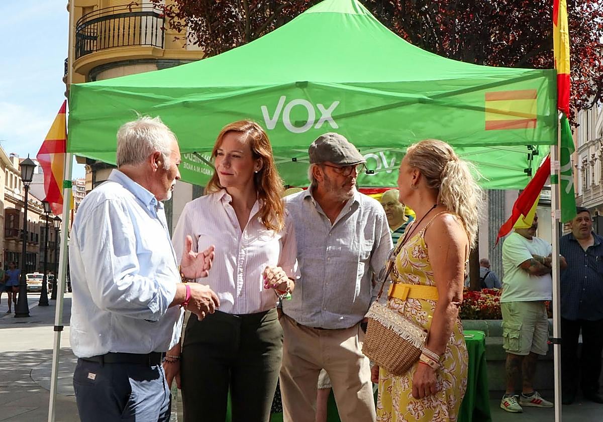 La portavoz de VOX en la Asamblea de Madrid y portavoz nacional, Isabel Pérez Moñino