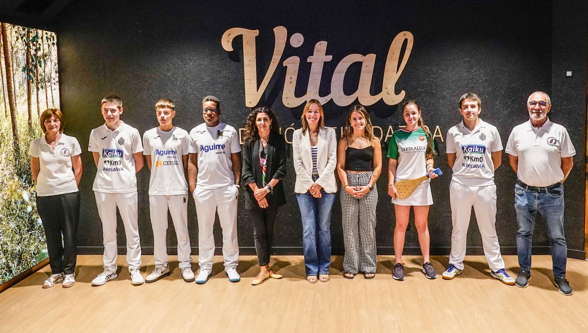 Presentación de los torneos en el Aula de la Fundación Vital de Denda Araba.