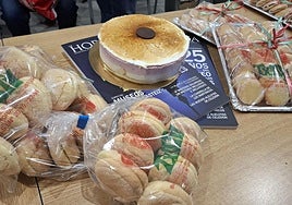 La tarta de la Virgen Blanca, los suspiros y los kotxotxos.