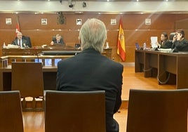 El ya condenado en firme, durante el juicio celebrado hace un año en la Audiencia Provincial de Álava.